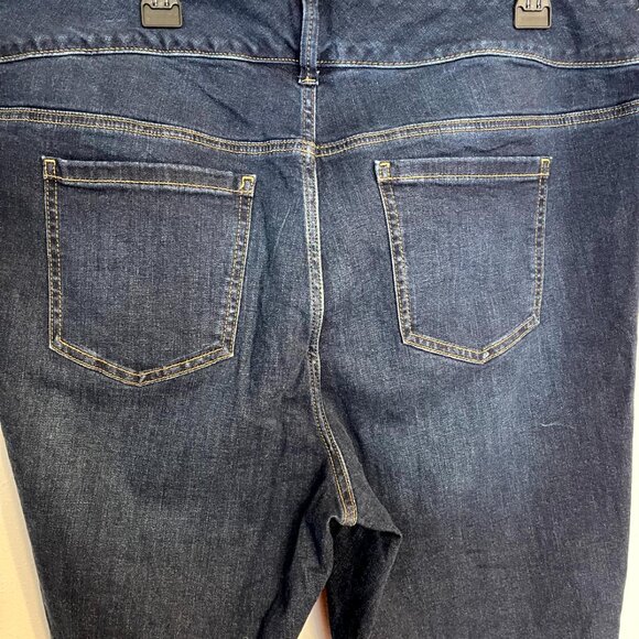 Torrid Size 20R Dark Wash 3 Button High Rise Jeggings Skinny Jeans Super soft - Picture 6 of 9